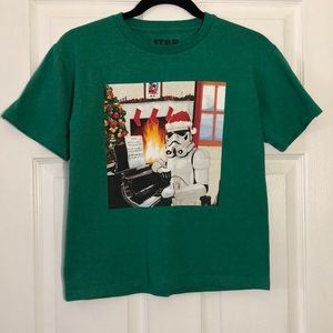 STAR WARS T-shirt green‎ color size s kids